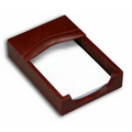 Mocha Brown Classic Leather 4"x6" Memo Holder